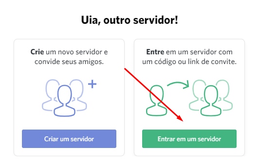 Entrando no Discord