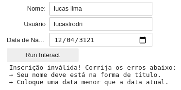 Formulário exemplo 2